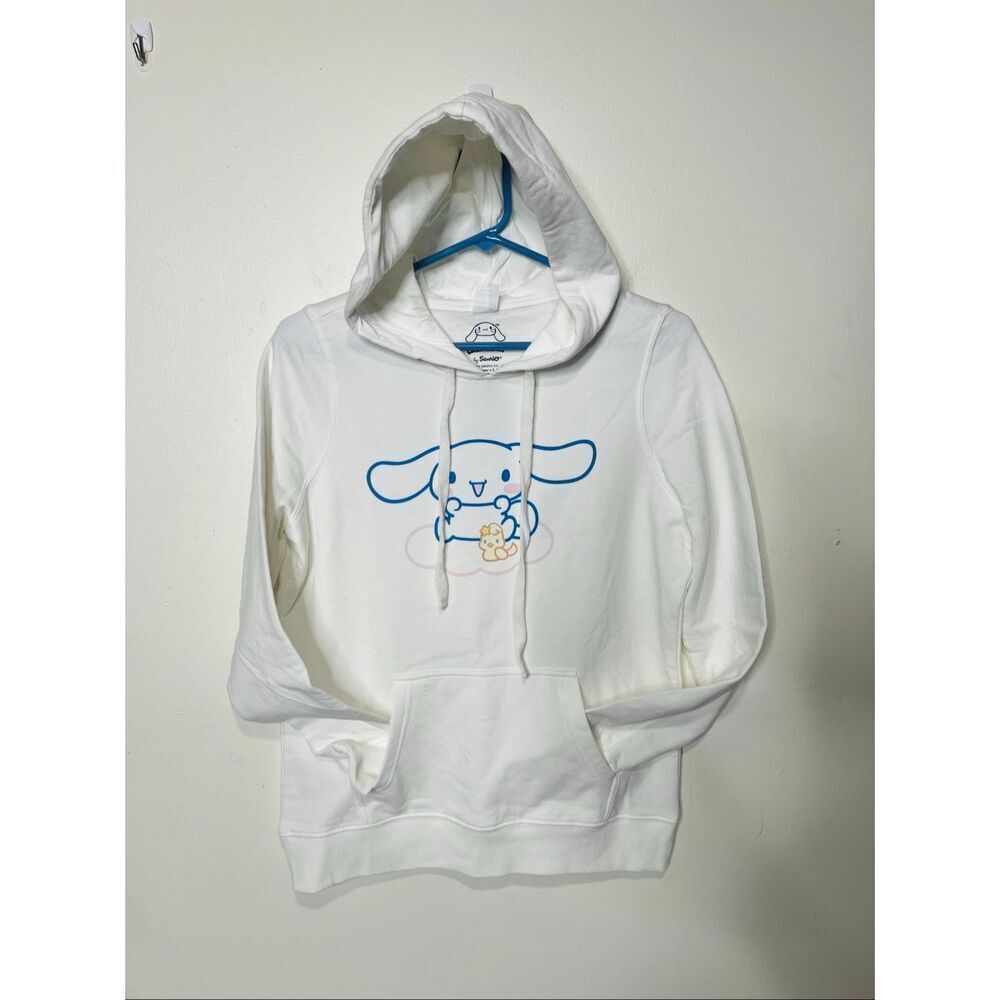 Sanrio Cinnamaroll Character Hoodie White Sz Small Kewpie Japan Anime